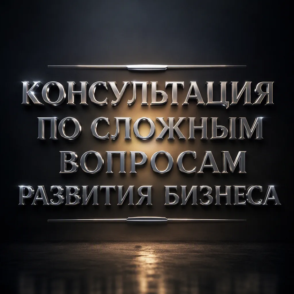 🔥 КОНСУЛЬТАЦИЯ ПО СЛОЖНЫМ ВОПРОСАМ РАЗВИТИЯ БИЗНЕСА
