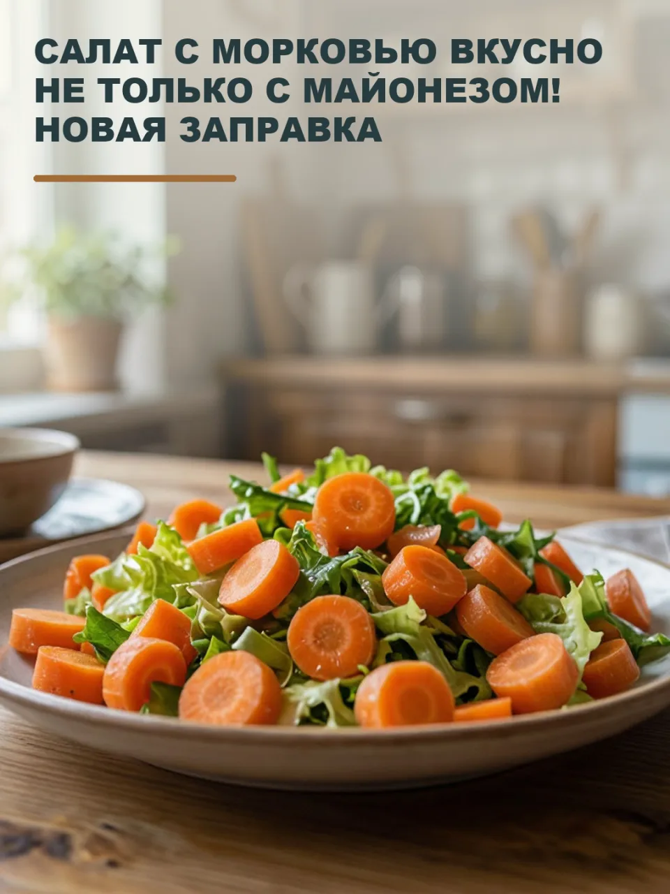 САЛАТ С МОРКОВЬЮ ВКУСНО НЕ ТОЛЬКО С МАЙОНЕЗОМ! НОВАЯ ЗАПРАВКА