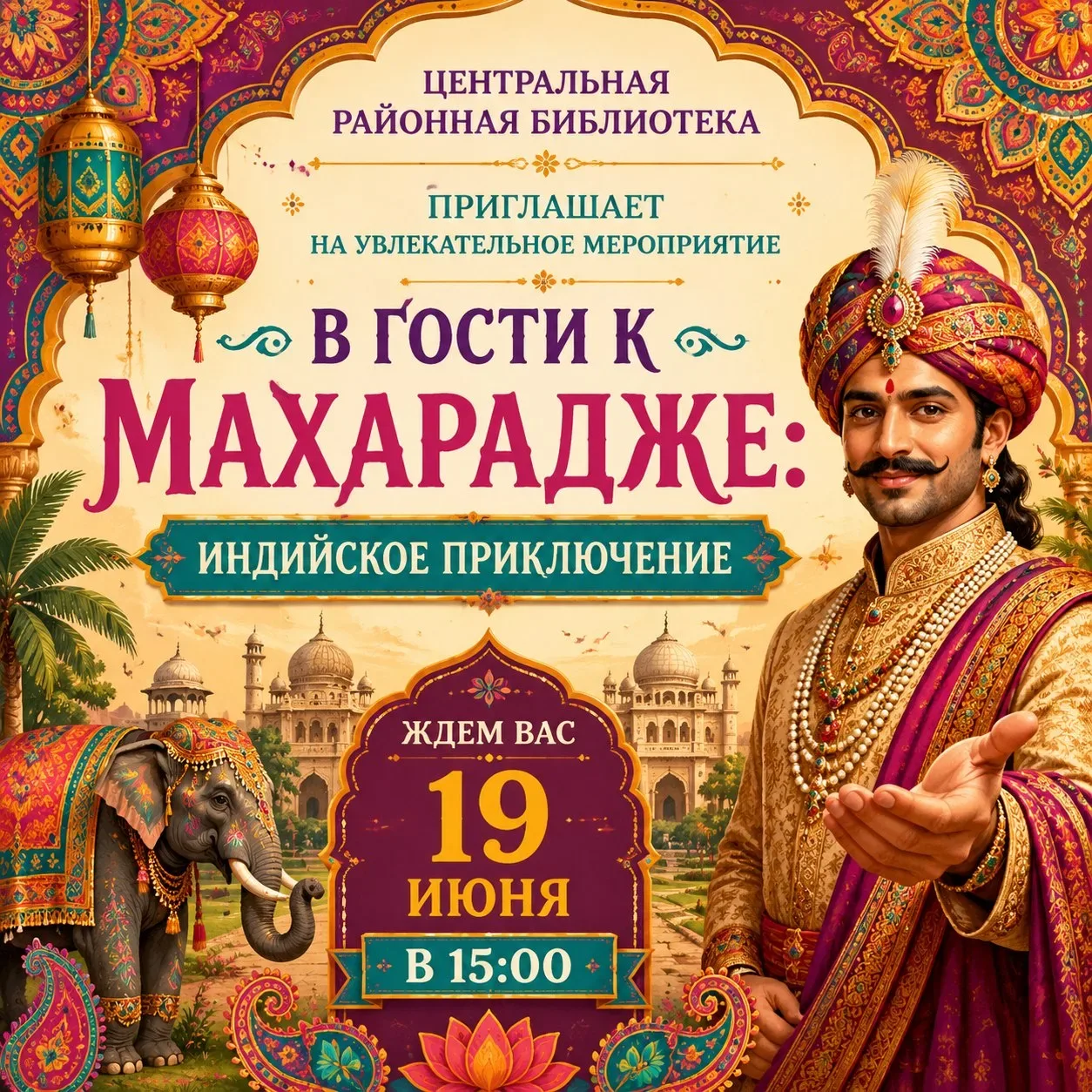 🕌 Центральная районная библиотека приглашает!

Хотите отправиться в удивительное путешествие, не вы