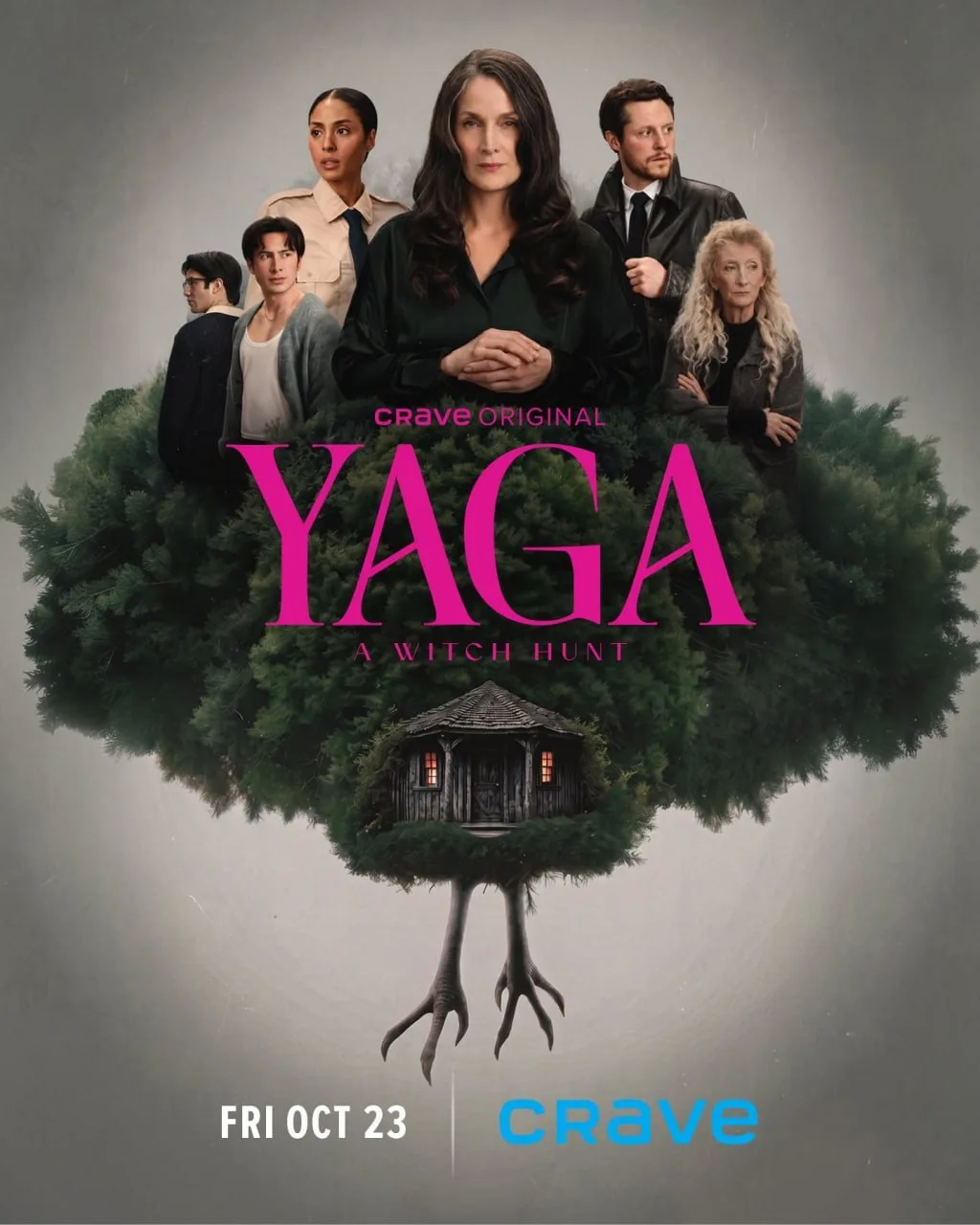 Новый постер сериала «Яга», где Кэрри-Энн Мосс и Хадсон Уильямс исполнили главное роли....
