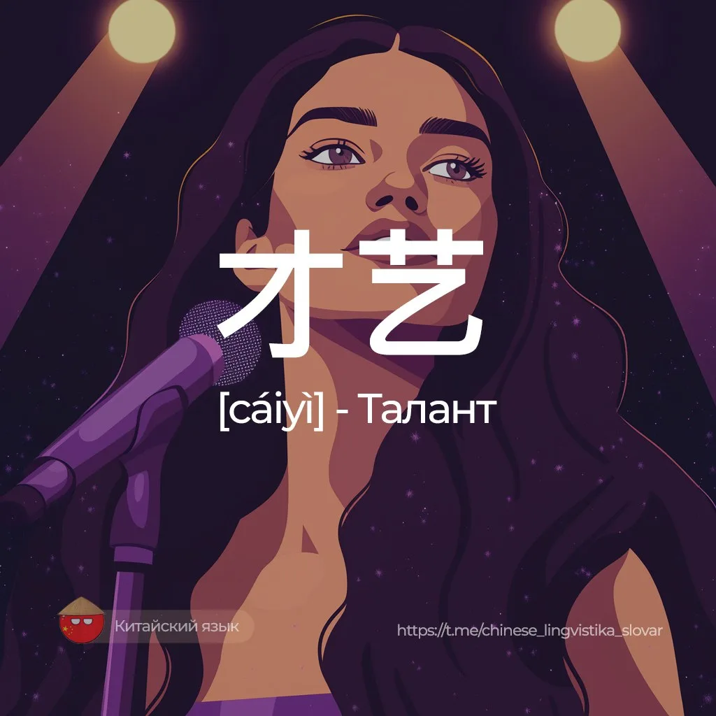 Талант — 才艺 [цайи]