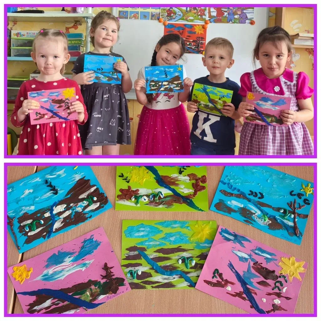 «Весна в средней группе» 🌸🎨