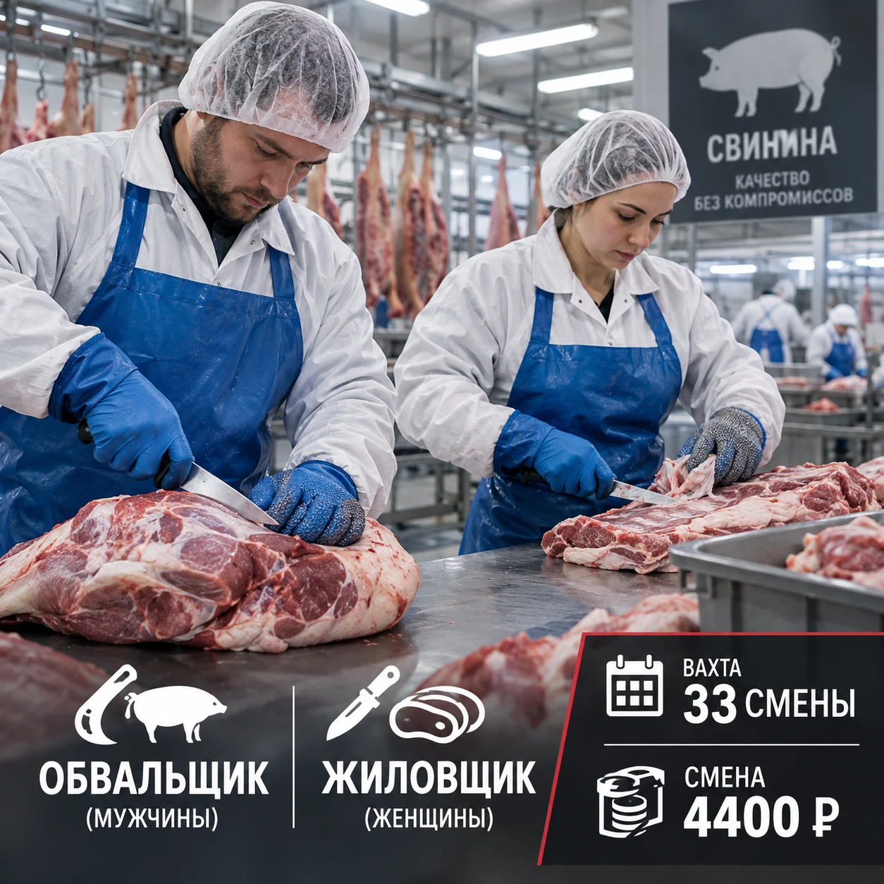 🥩Мясоперерабатывающее предприятие по производству продукции из свинины, расположенный ...