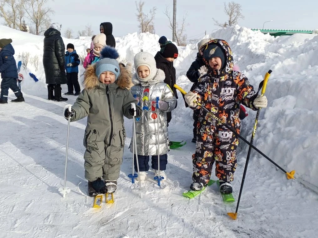 Бүген безнең балалар бакчасында чаңгы ярышлары узды!