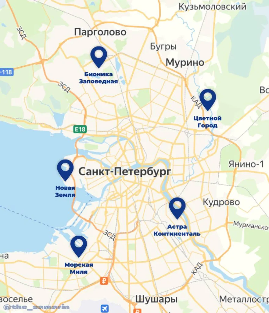 Самые продаваемые ЖК Июня 2026 в Санкт-Петербурге