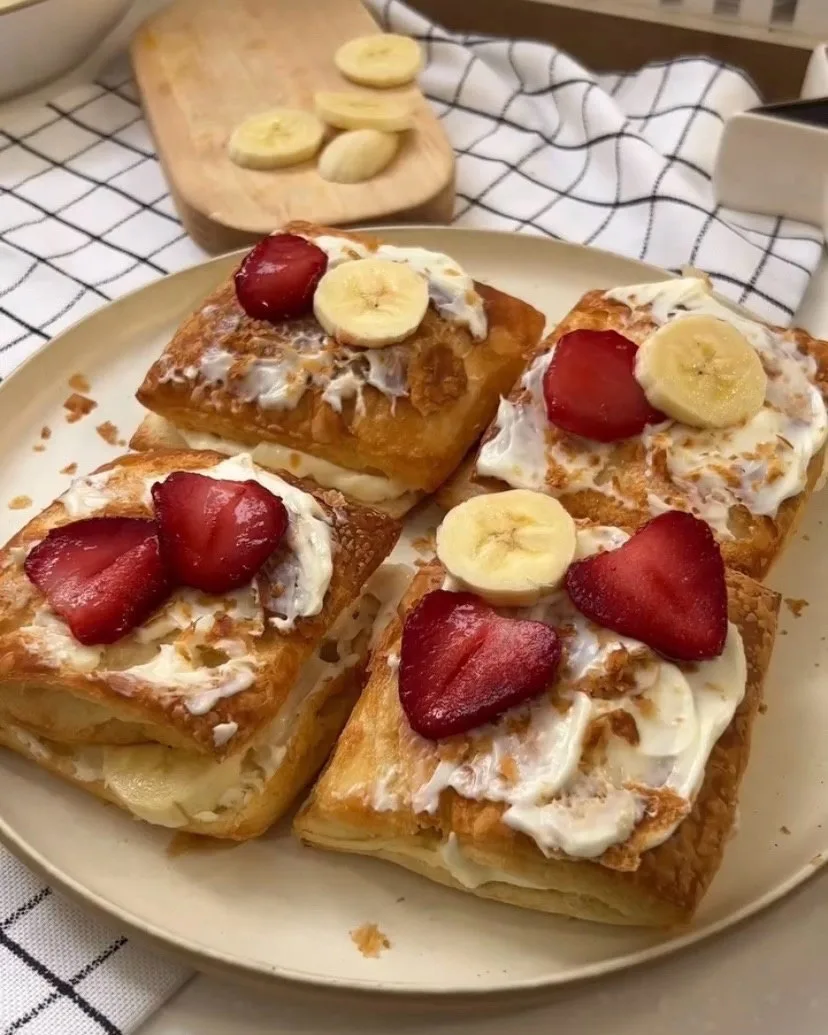 Вкуснейшие слойки к чаю 🍓 🥐