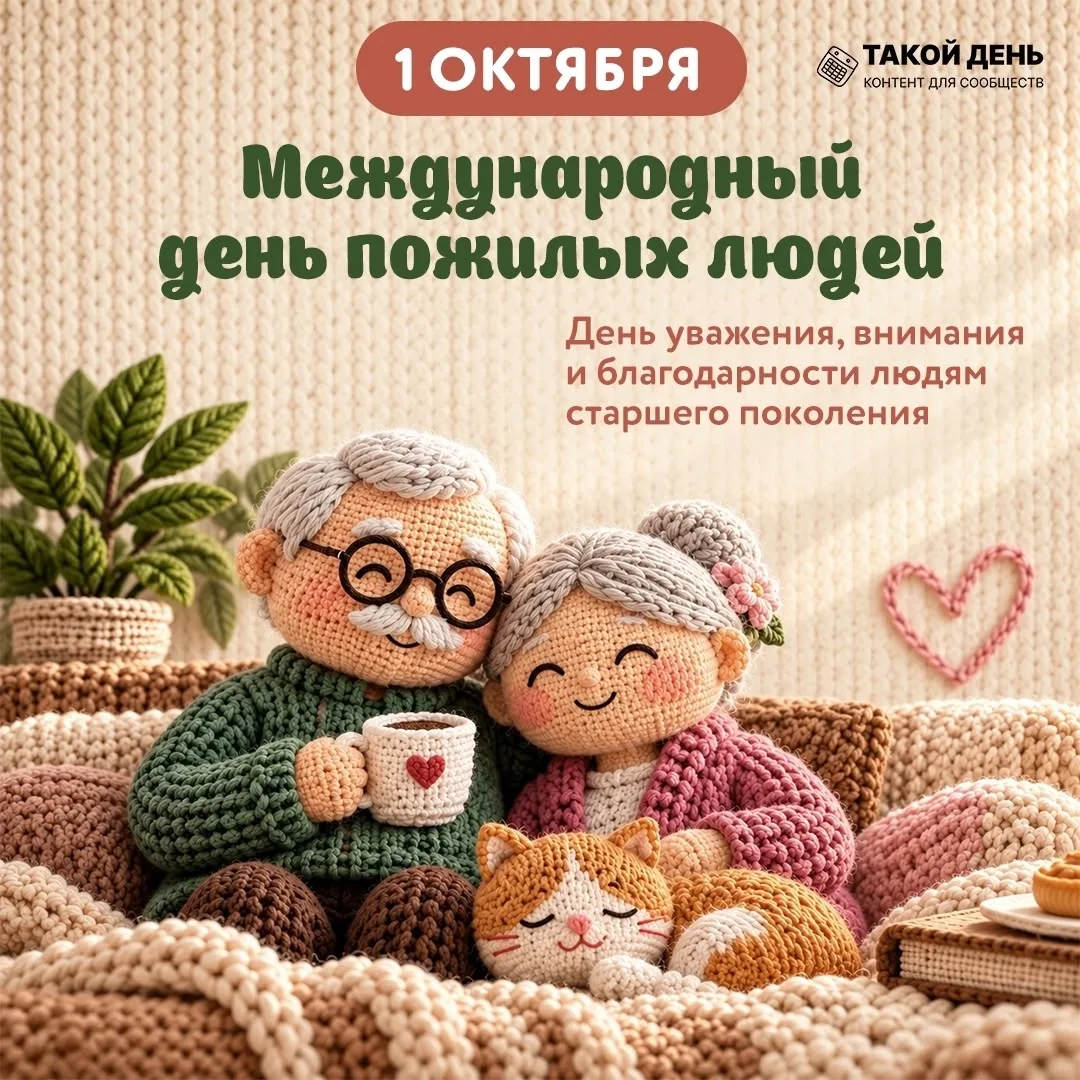 📌1 октября - Международный день пожилых людей