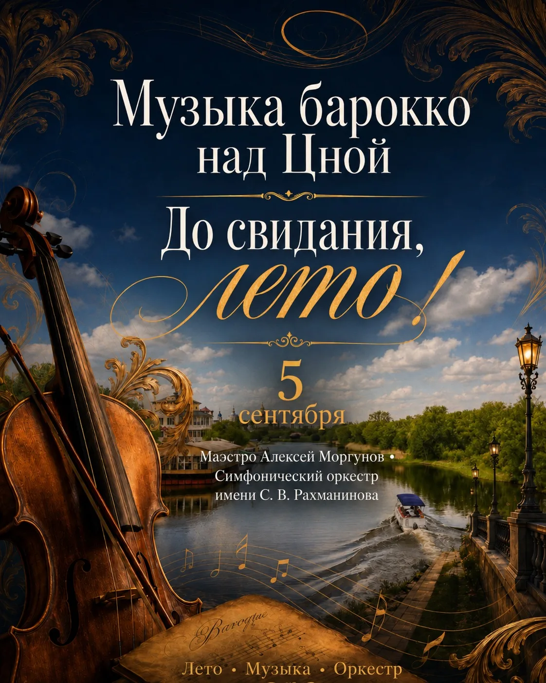 До свидания, лето! Музыка барокко над Цной!