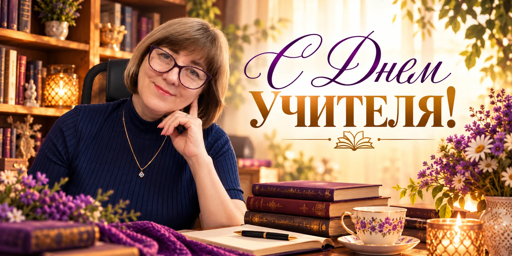 Сегодня хочу от всей души поздравить всех учителей и наставников с Днем учителя! 💜