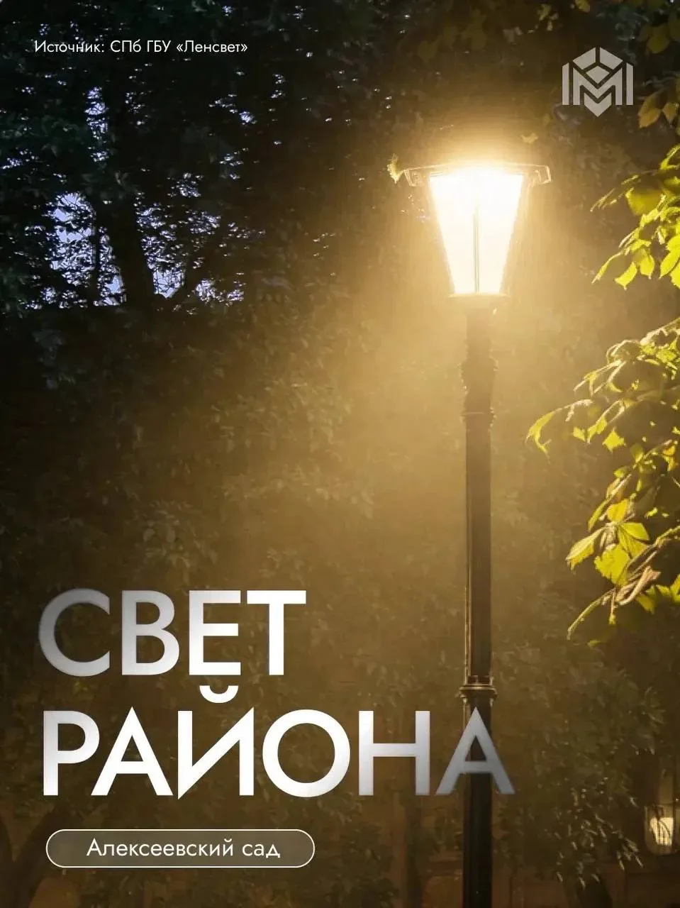 💡 Алексеевский сад засиял по-новому