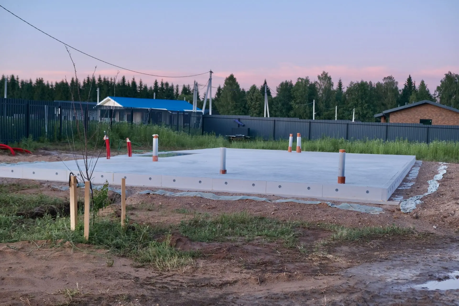 Готов фундамент для «Атлас» 128 м²
