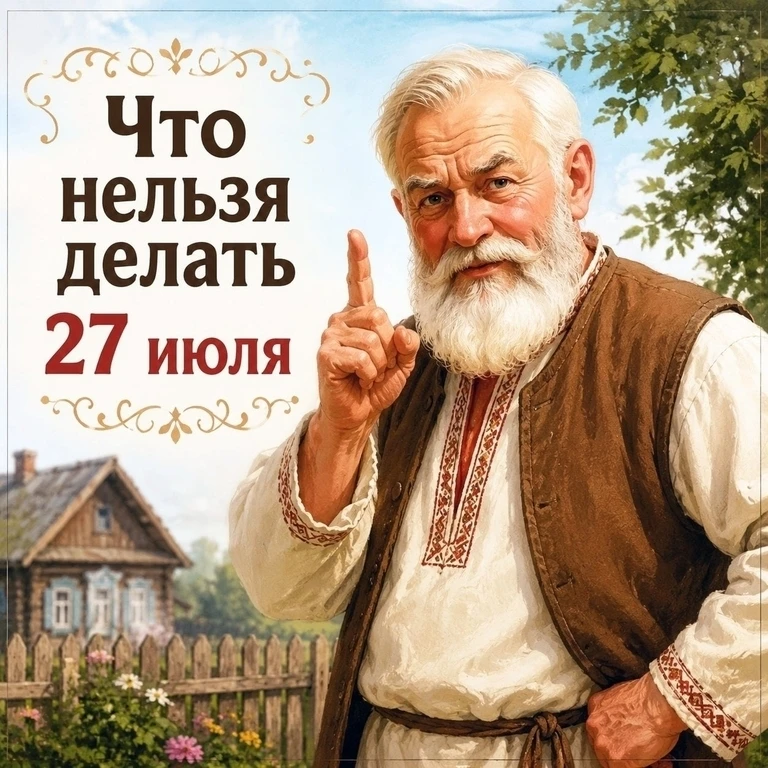 ‍ ()🚫 Что нельзя делать 27 июля — День Акила и Стефана