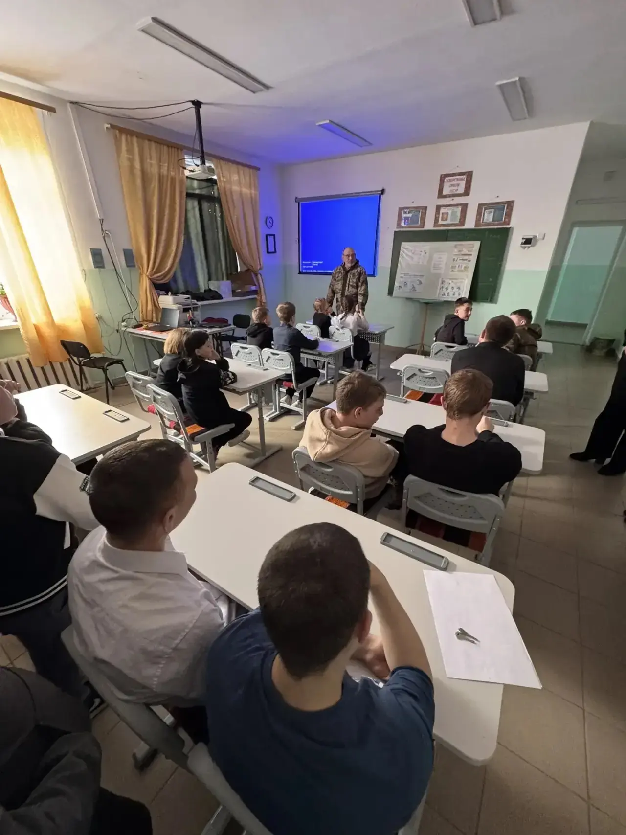 Сегодня в нашей школе прошел Всероссийский открытый урок культуры безопасности, приуроч...