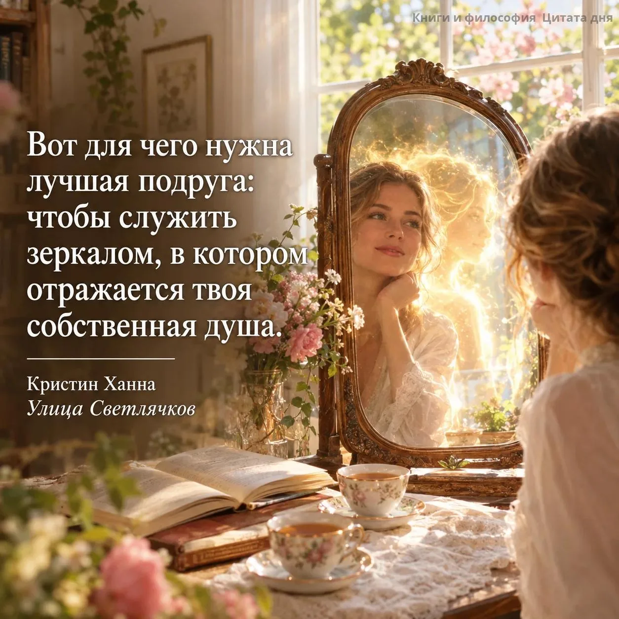 Подруга — это не то зеркало, которое льстит и говорит, что ты похудела, хотя ты съела т...