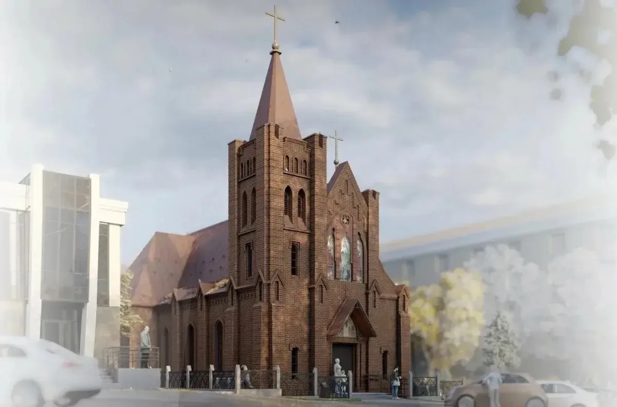⛪️ В Барнауле реставрируют старинный католический костел