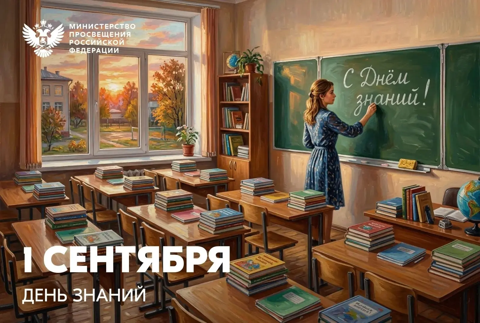 🍁 Поздравление Министра просвещения Российской Федерации Сергея Кравцова с Днем знаний