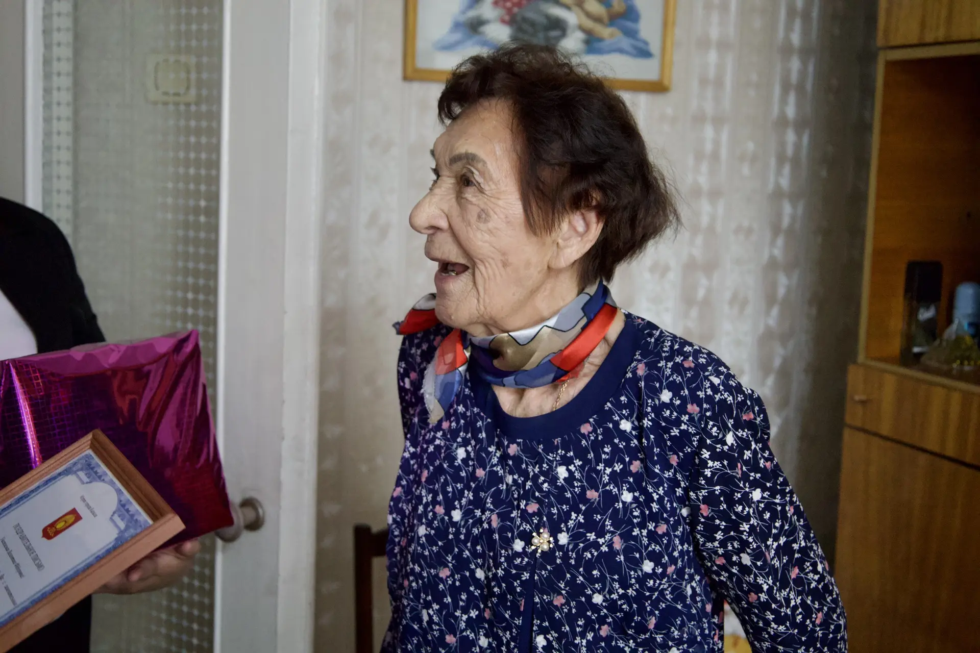 В этот по-осеннему светлый и ясный день, в День пожилых людей, свой 95-й День рождения ...