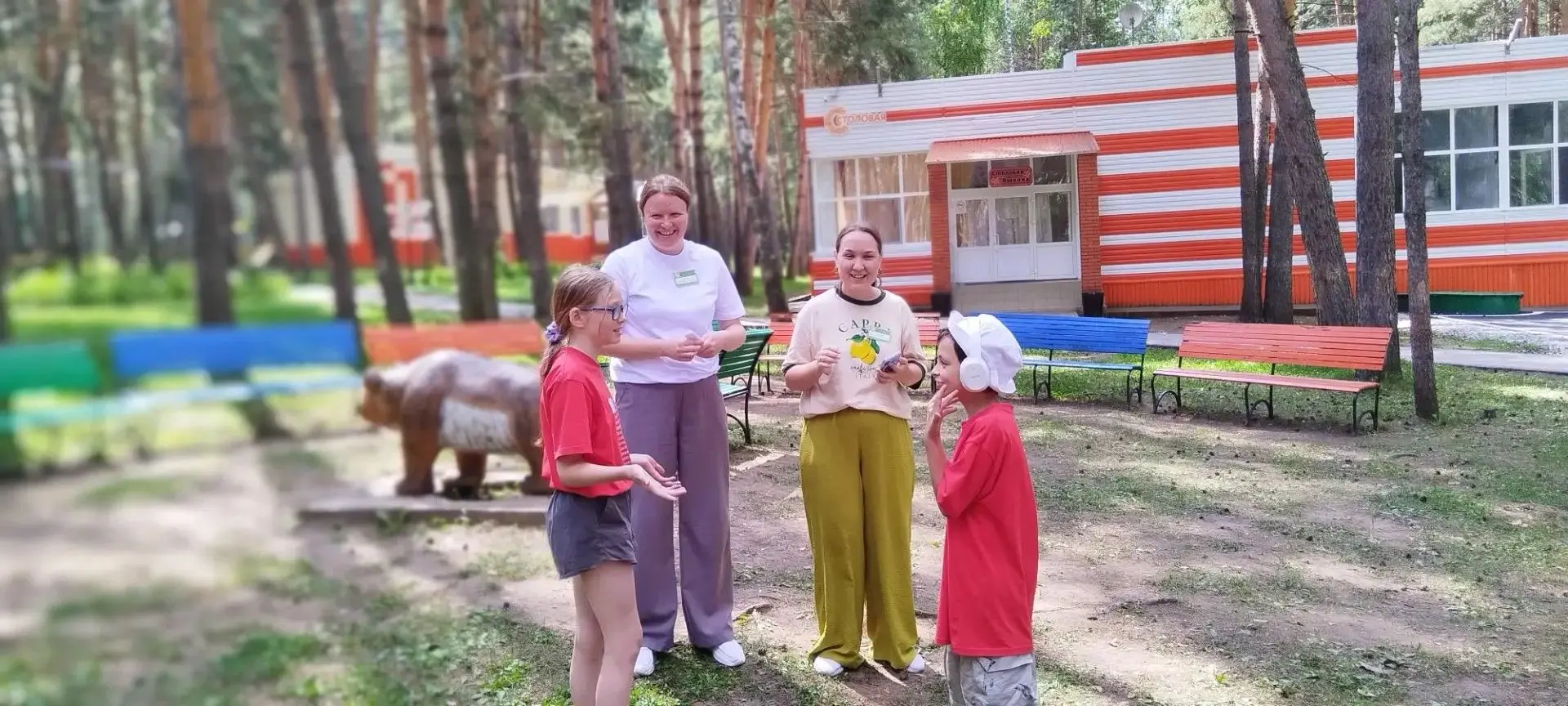 В лагере «Созвездие» прошло тренинговое занятие «Мы одна команда» от специалистов КЦСОН «Радость» 🌞