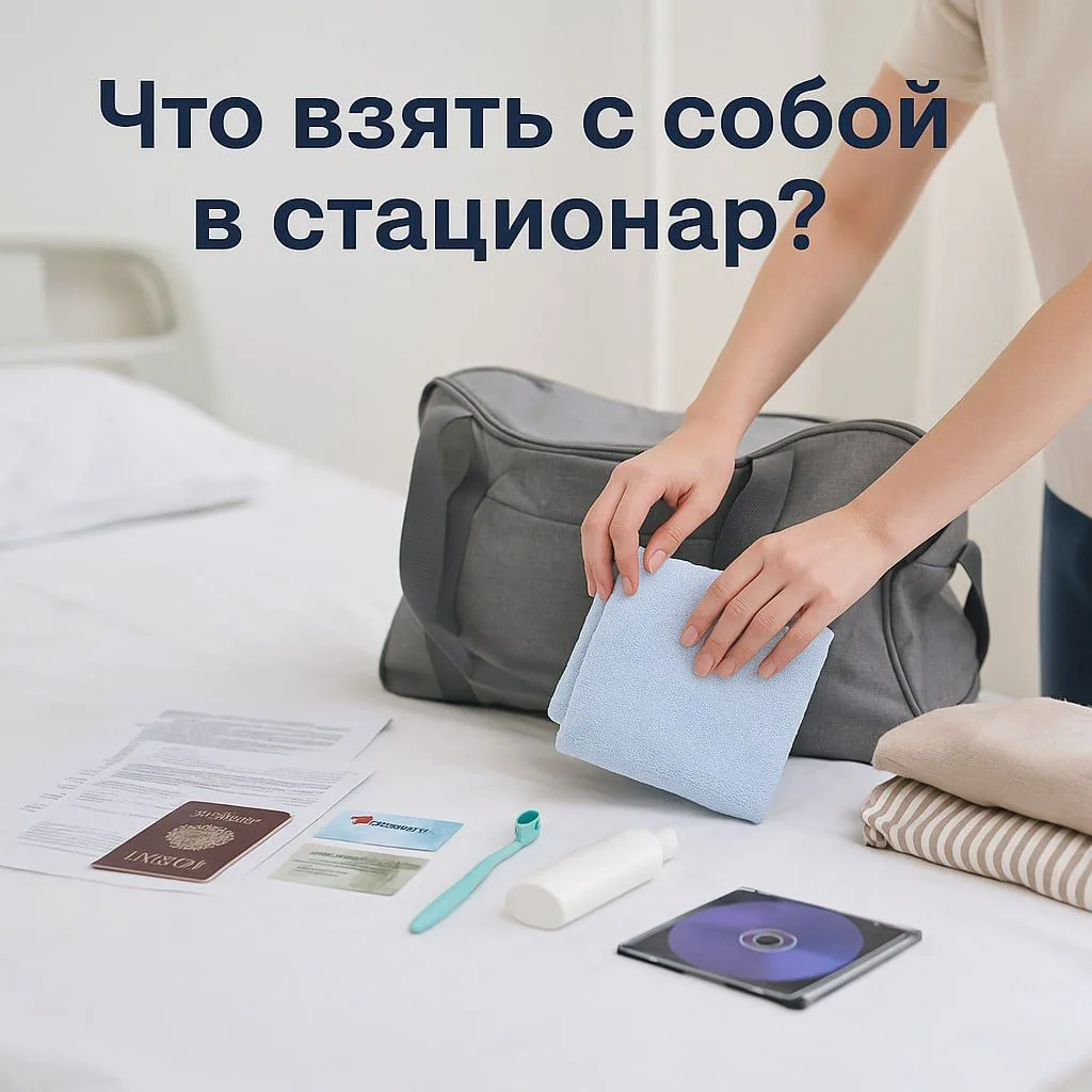 "Как подготовиться к визиту в больницу: чек-лист для пациентов" 

🎒 Поездка в больницу всегда волни