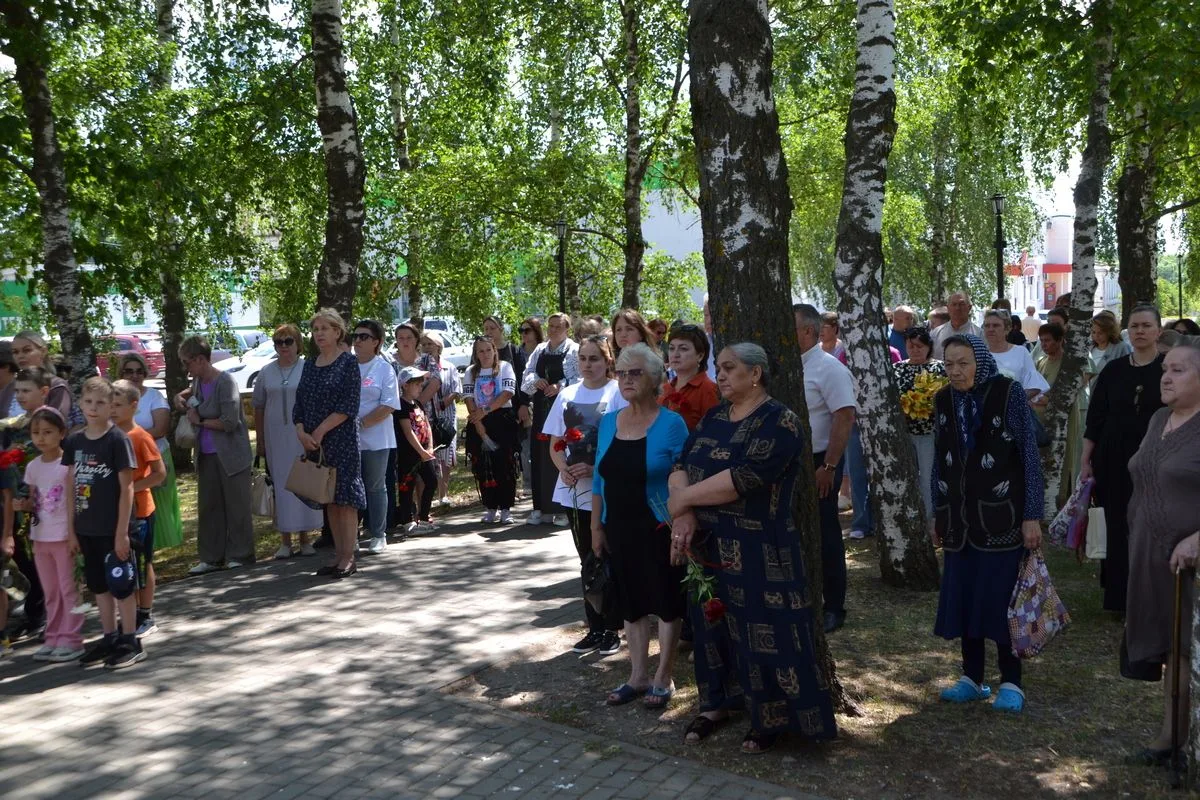 Сегодня в День памяти и скорби сапожковцы почтили память погибших в Великой Отечественной войне. В ч