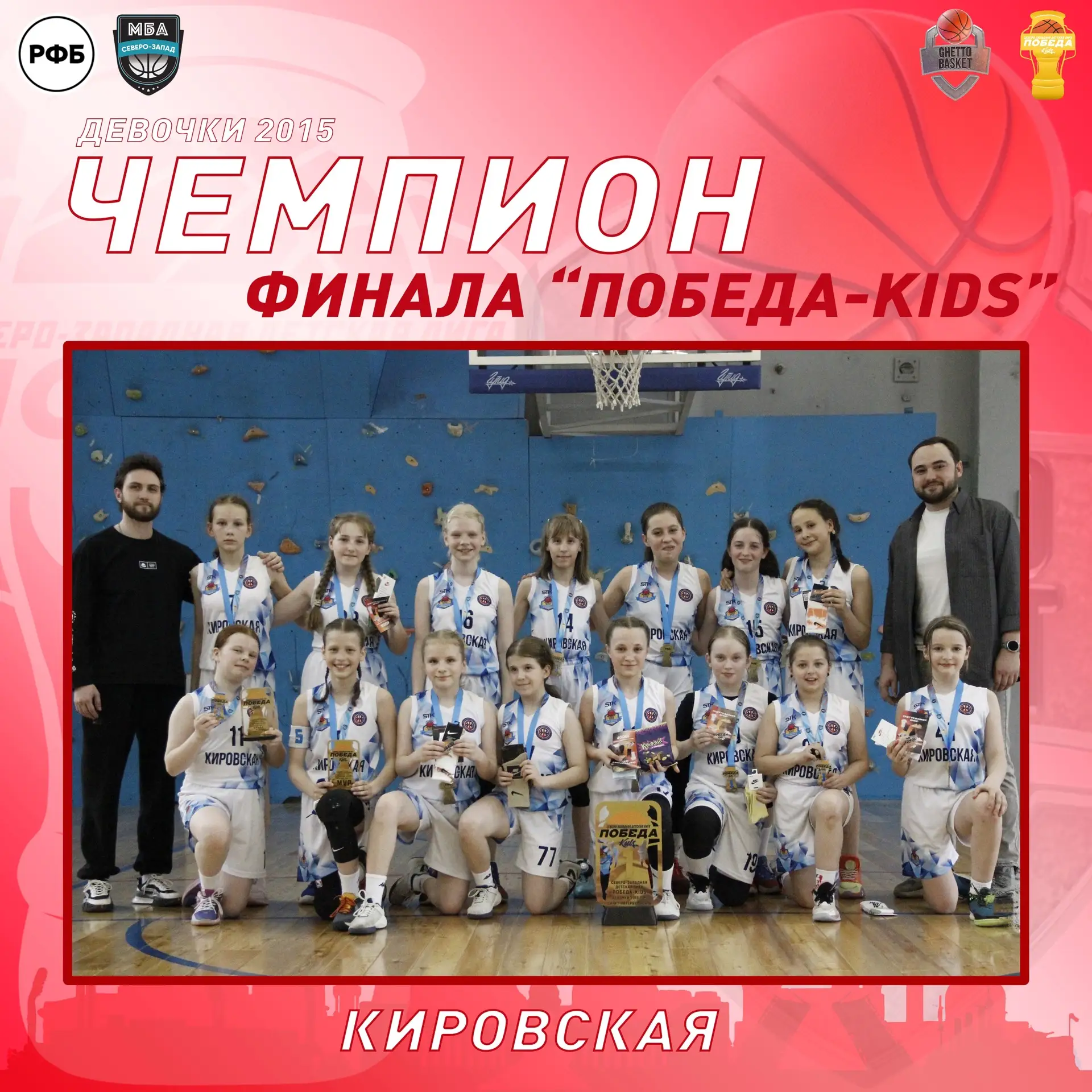 🏀 10-11 мая завершился ежегодный турнир Северо-Западной детской лиги «ПОБЕДА-KIDS» в ю...