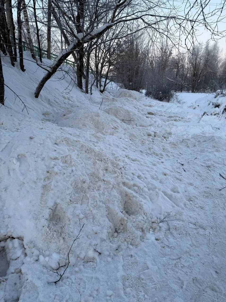 Дорога в школу пугает детей и родителей в районе за рекой Кострома