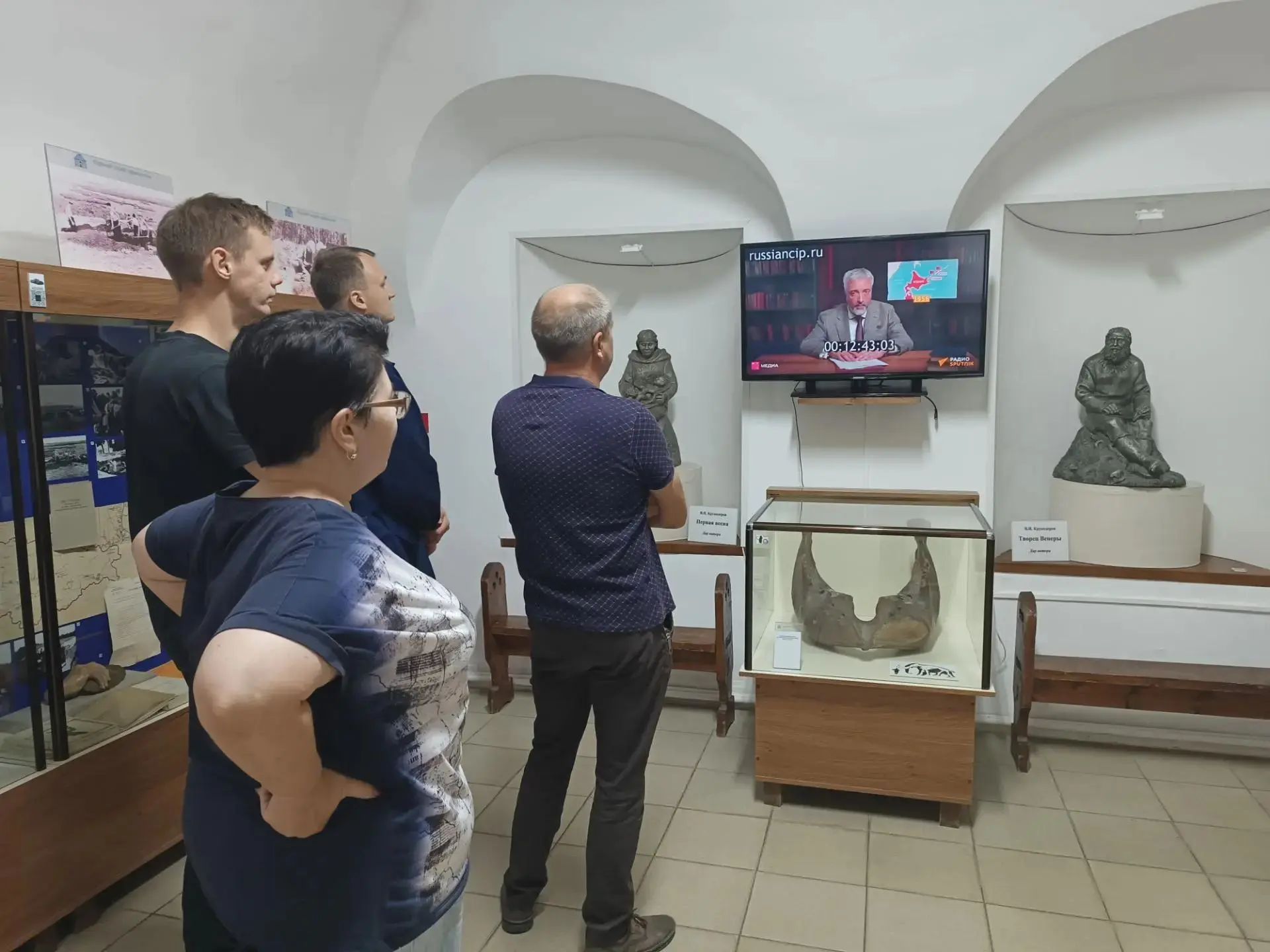 В нашем музее прошел показ фильма о завершении Второй мировой войны