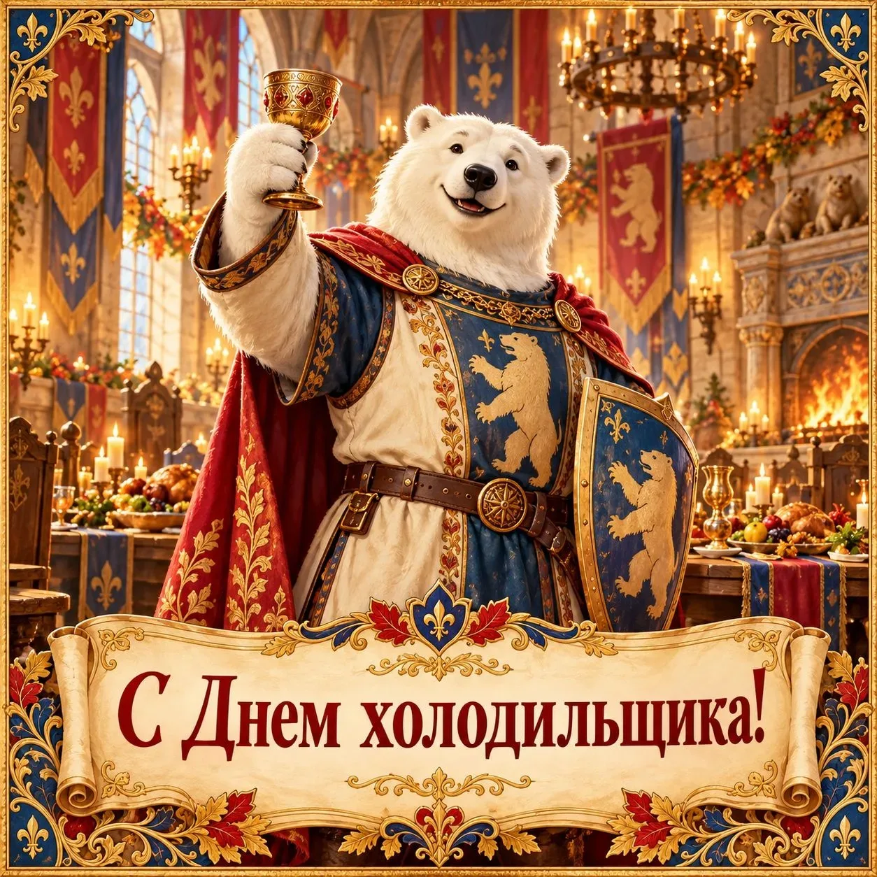 Досточтимые дамы и господа! Благородные рыцари компрессора, мастера испарителя и хранит...