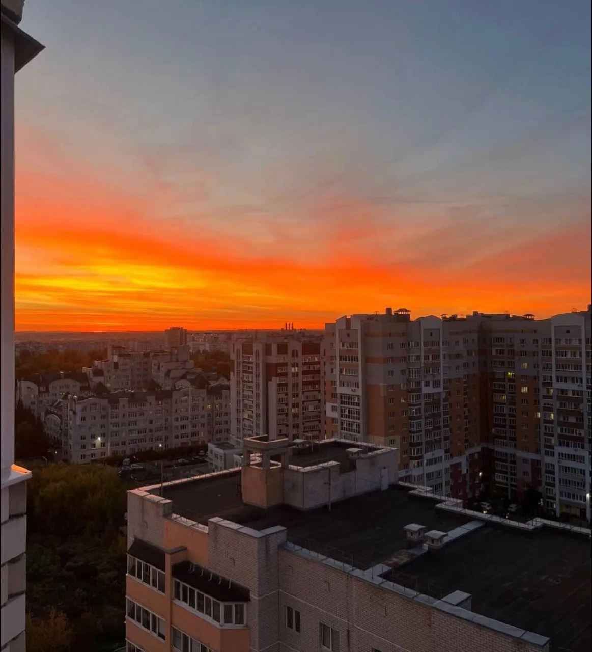 Прекрасный закат сегодня ♥️