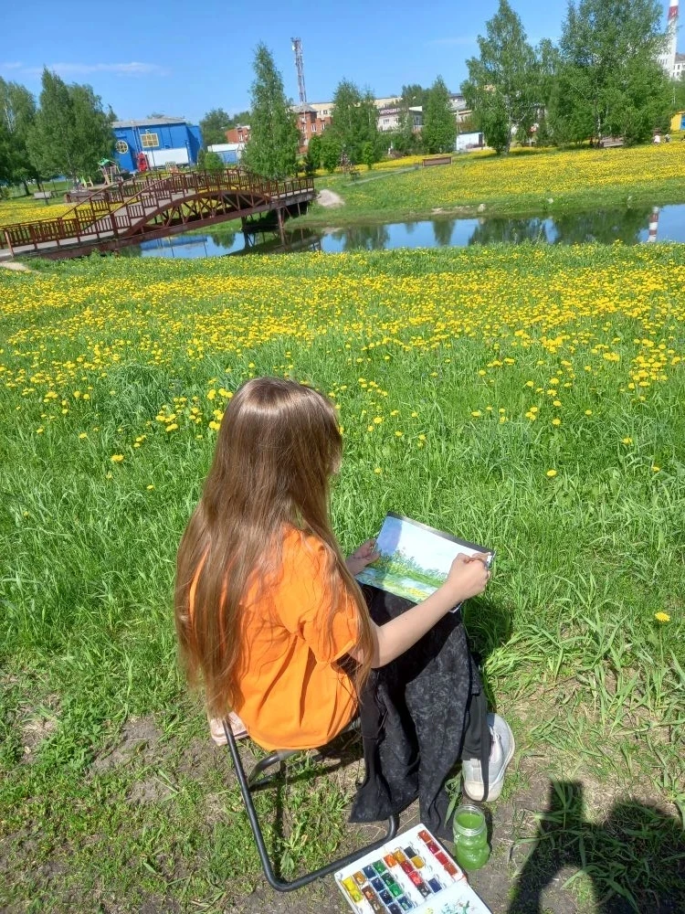 ☀️ Лето — это не только каникулы, но и лучшее время для художников, чтобы выйти из душных классов на