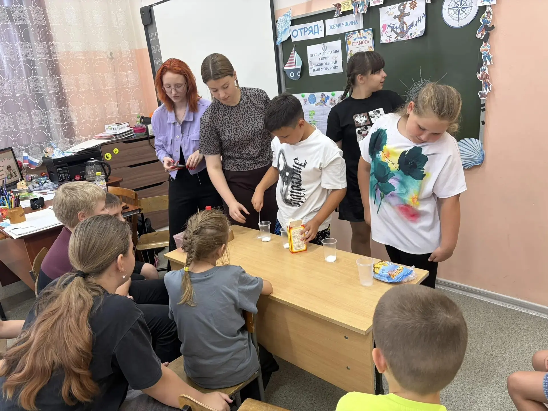 16 июня в пришкольном лагере МБОУ «СОШ № 13» состоялся «День открытий и изобретений», который выдалс