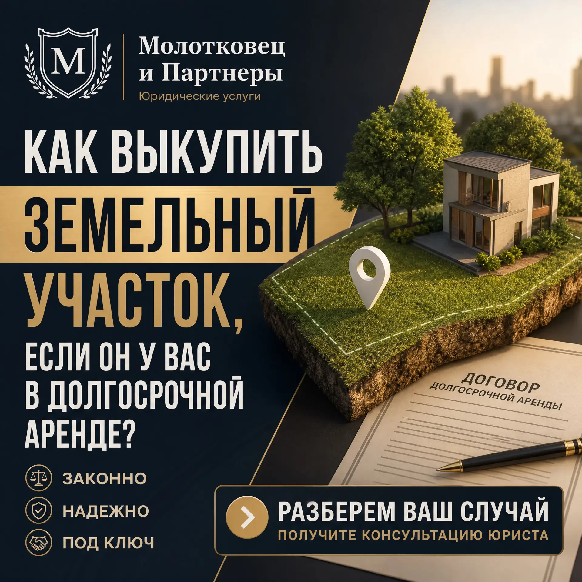 🏞 Как выкупить земельный участок, если он у вас в долгосрочной аренде❕