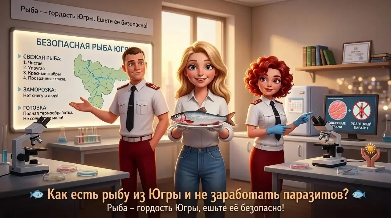 🐟 Как есть рыбу из Югры и не заработать паразитов?