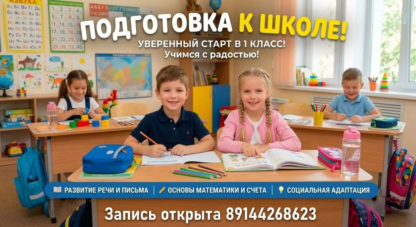 Первый класс начинается с хорошей подготовки! 📚✨