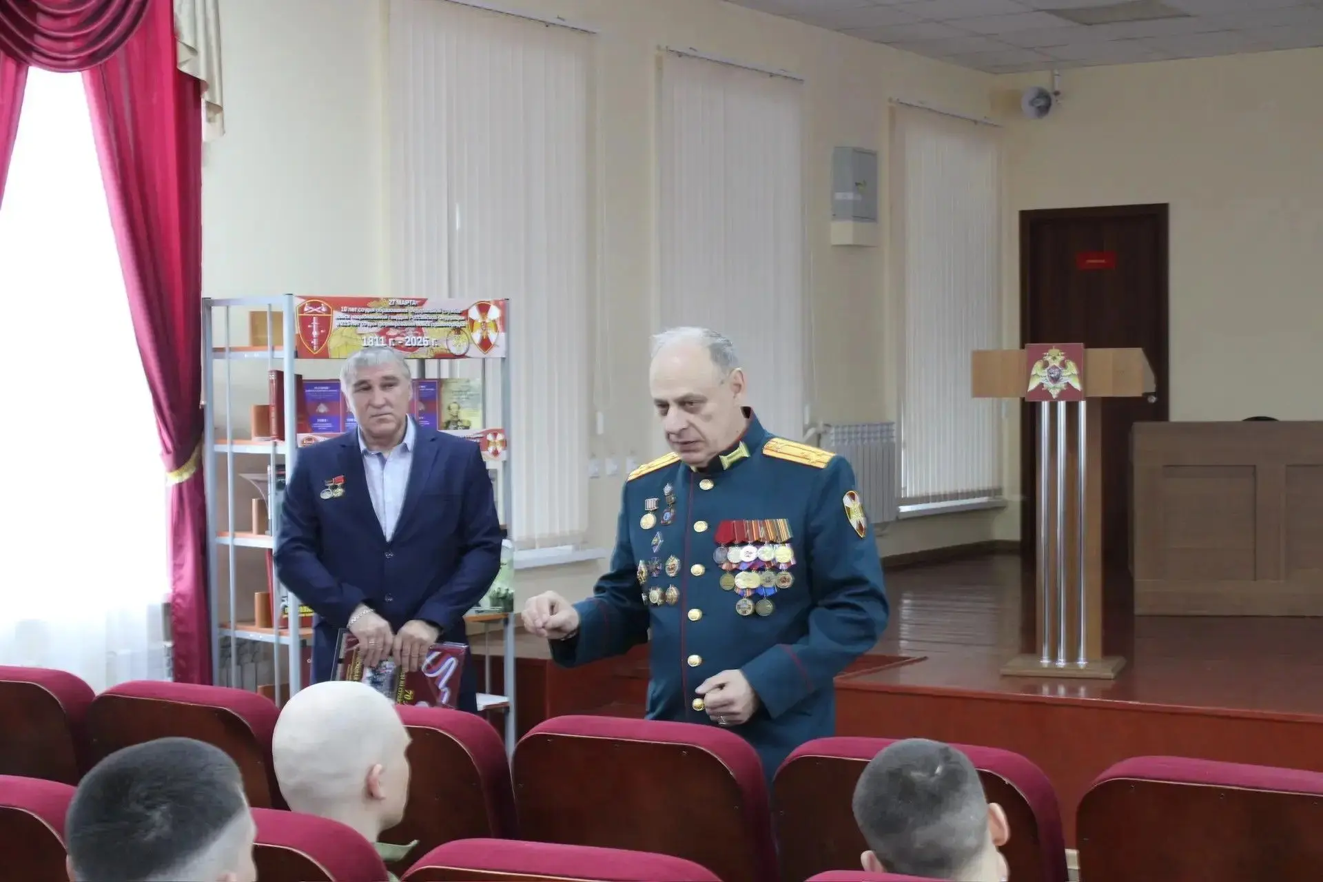 Ветеран Росгвардии рассказал военнослужащим о катастрофе на Чернобыльской АЭС  ➡️В Дзержинском полку