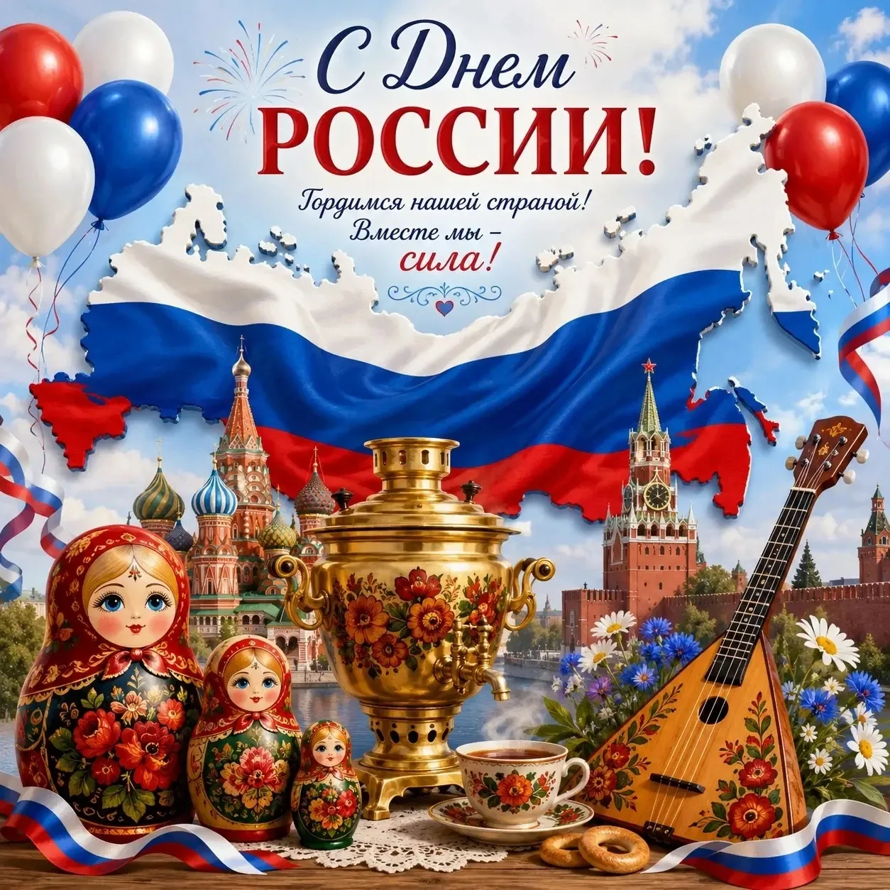 Сегодня, 12 июня, мы отмечаем один из самых значимых государственных праздников — День России!

Для 