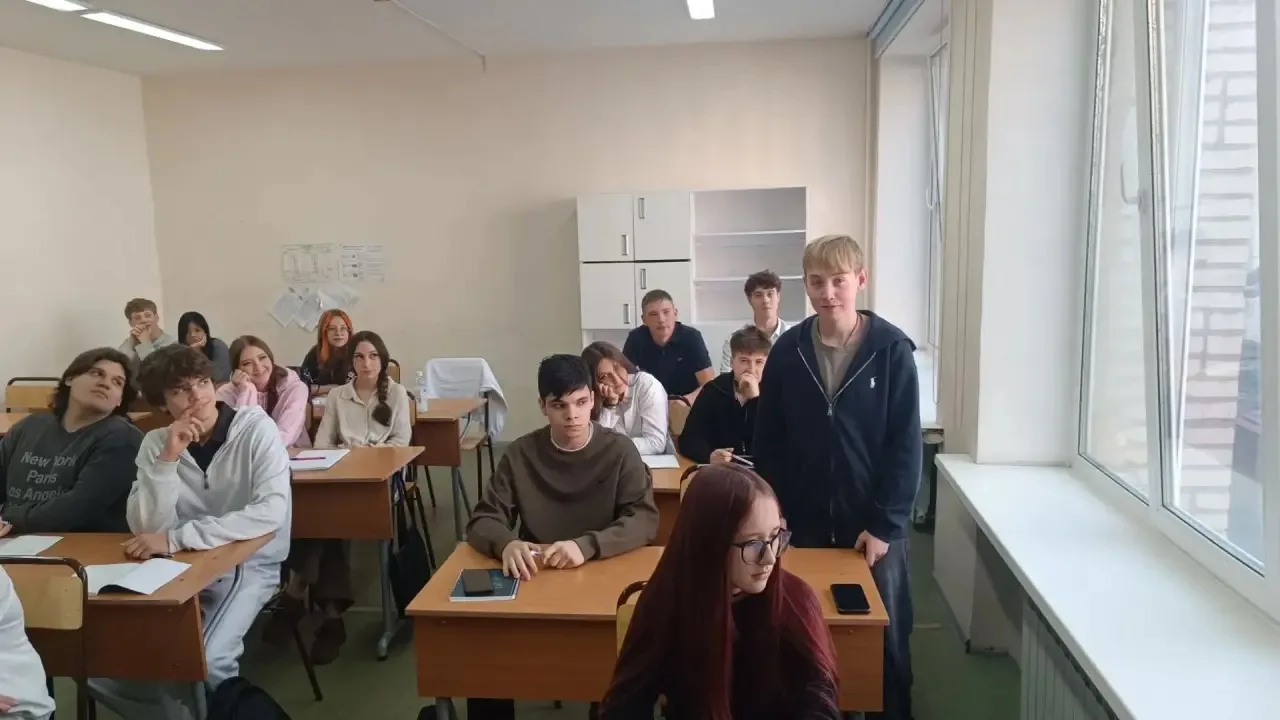 В рамках мероприятий, приуроченных к окончанию Второй мировой войны, для студентов ХТТБ...