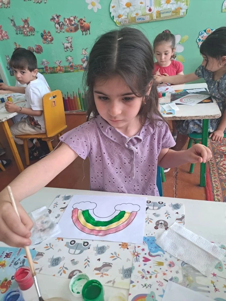 👫Рисование по теме:  Радуга-Дуга.