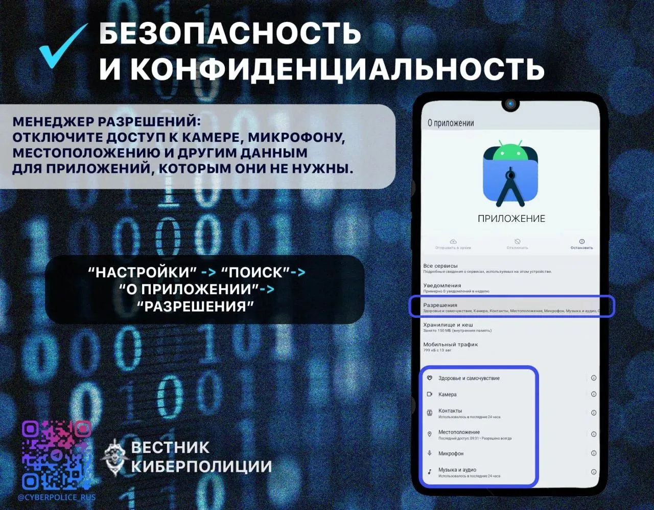 В киберполиции России визуализировали основные настройки безопасности для устройств на базе Android 