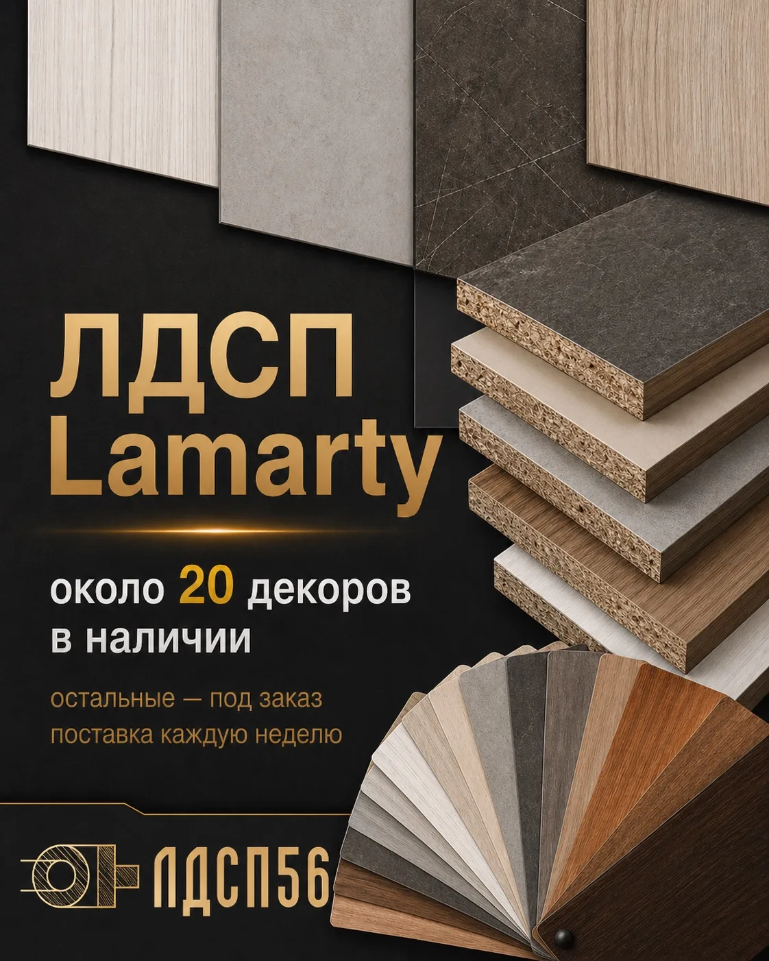 ЛДСП Lamarty в наличии и под заказ