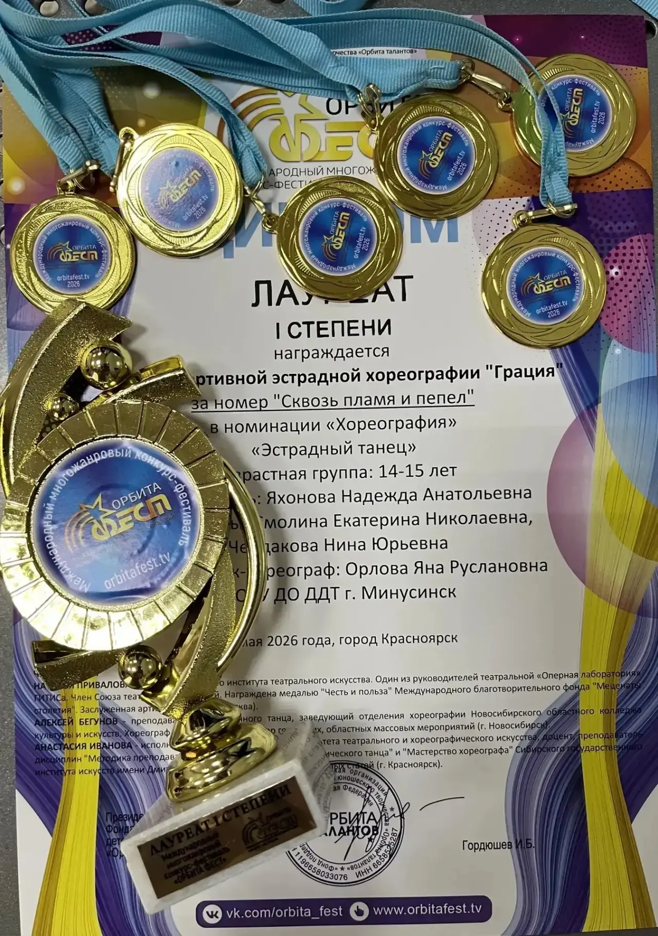 🏆 Гордость за нашу «Грацию»!
