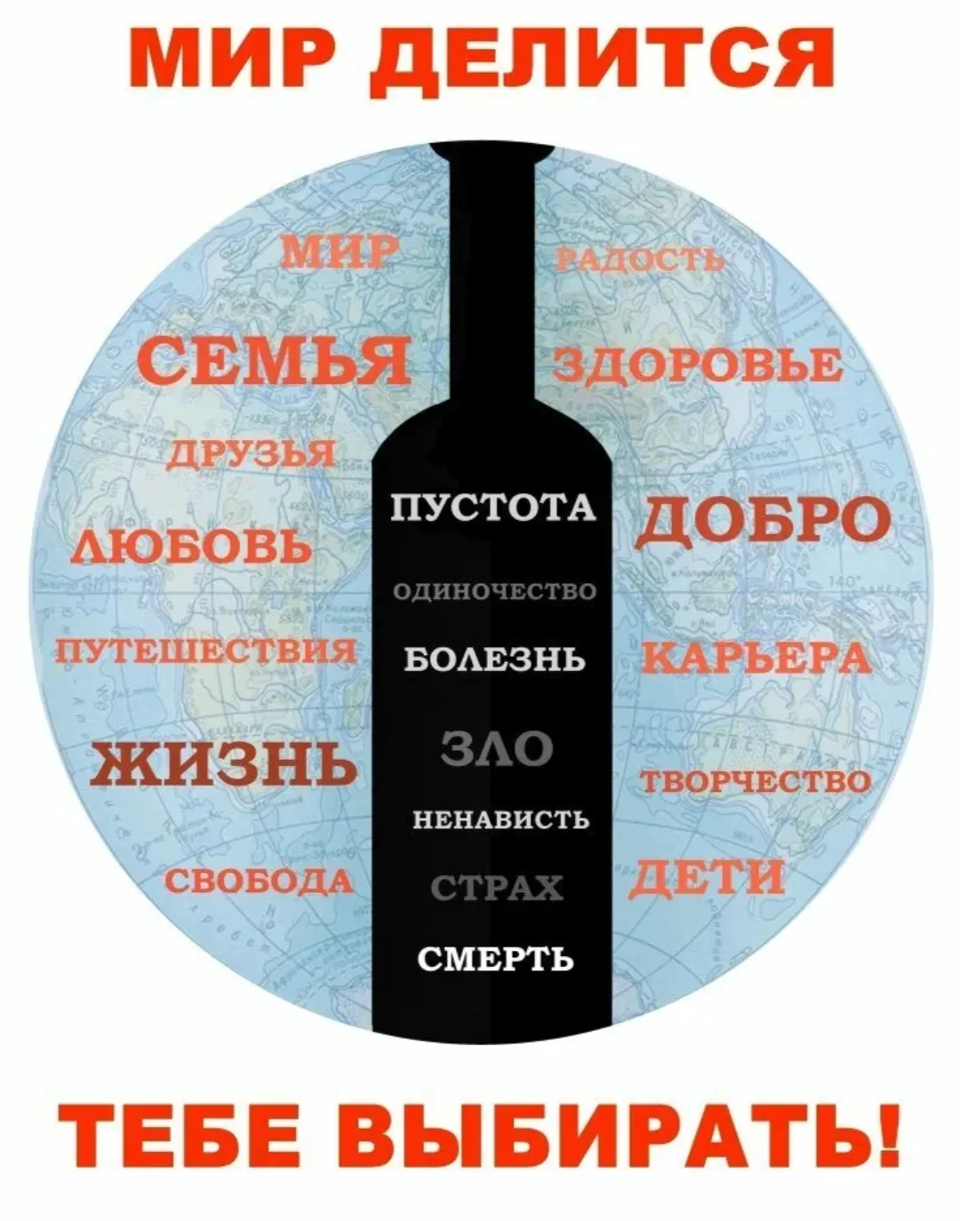 Разглядывая мир через горлышко бутылки - рискуешь увидеть только дно!!!