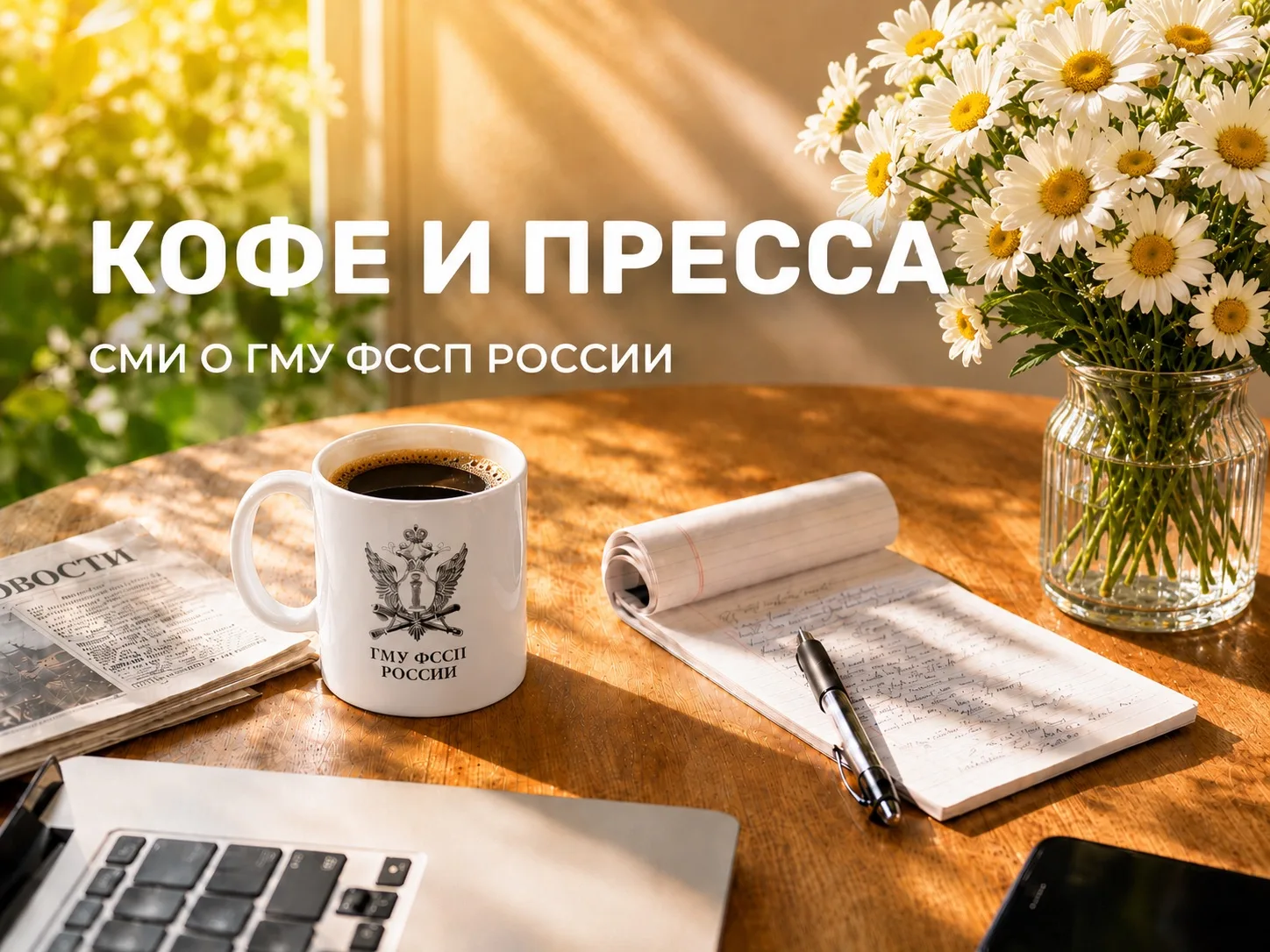 ☕ Кофе и пресса. №84

☀️ Утро начинается с новостей о деятельности ГМУ ФССП России.

📰 Читайте очер