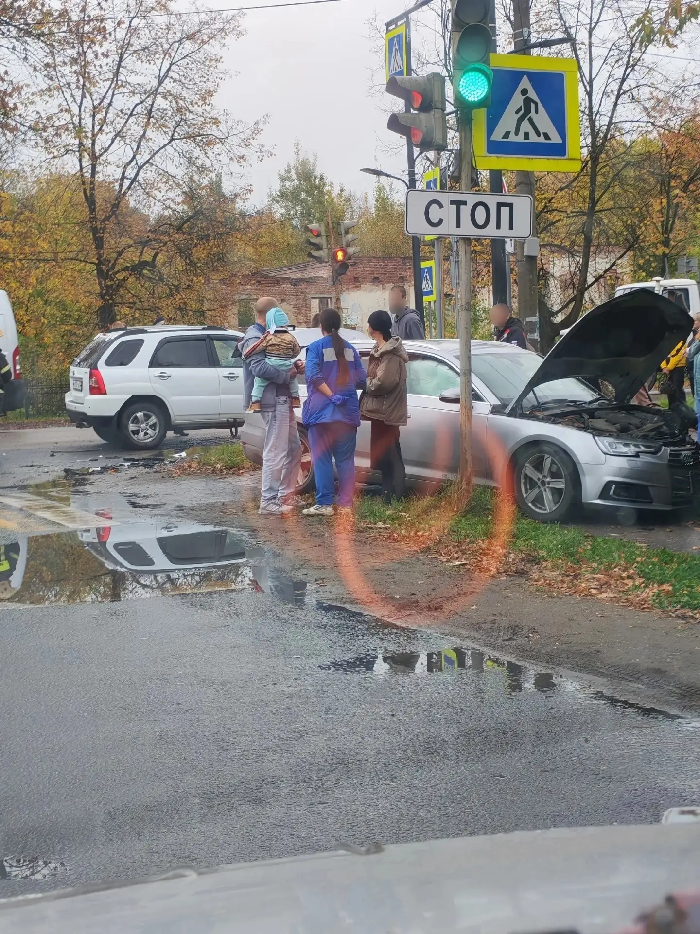 В ДТП чуть было не пострадал ребёнок! Куда вы все торопитесь? 😡