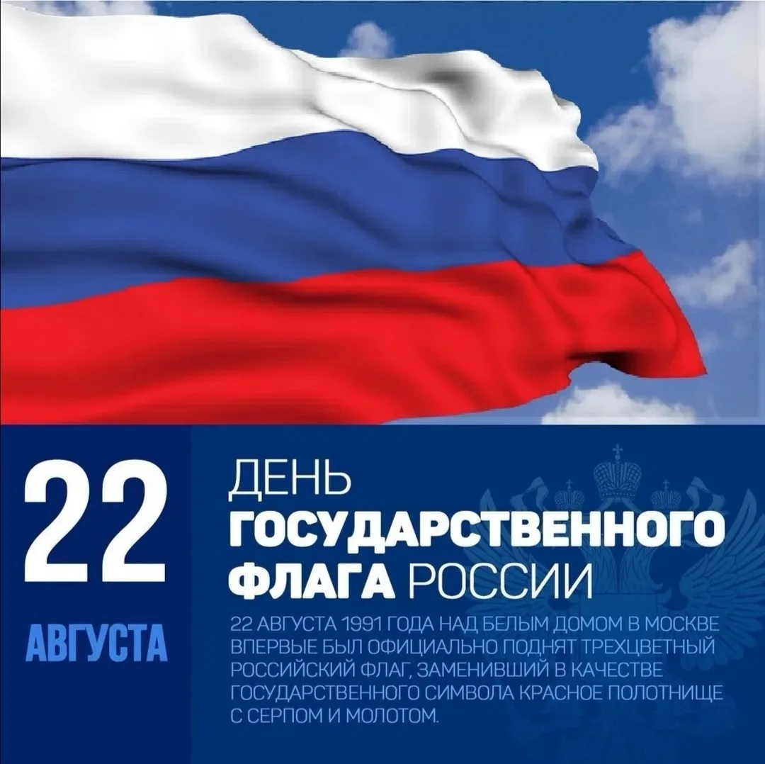 Ежегодно 22 августа в России отмечается День Государственного флага Российской Федераци...