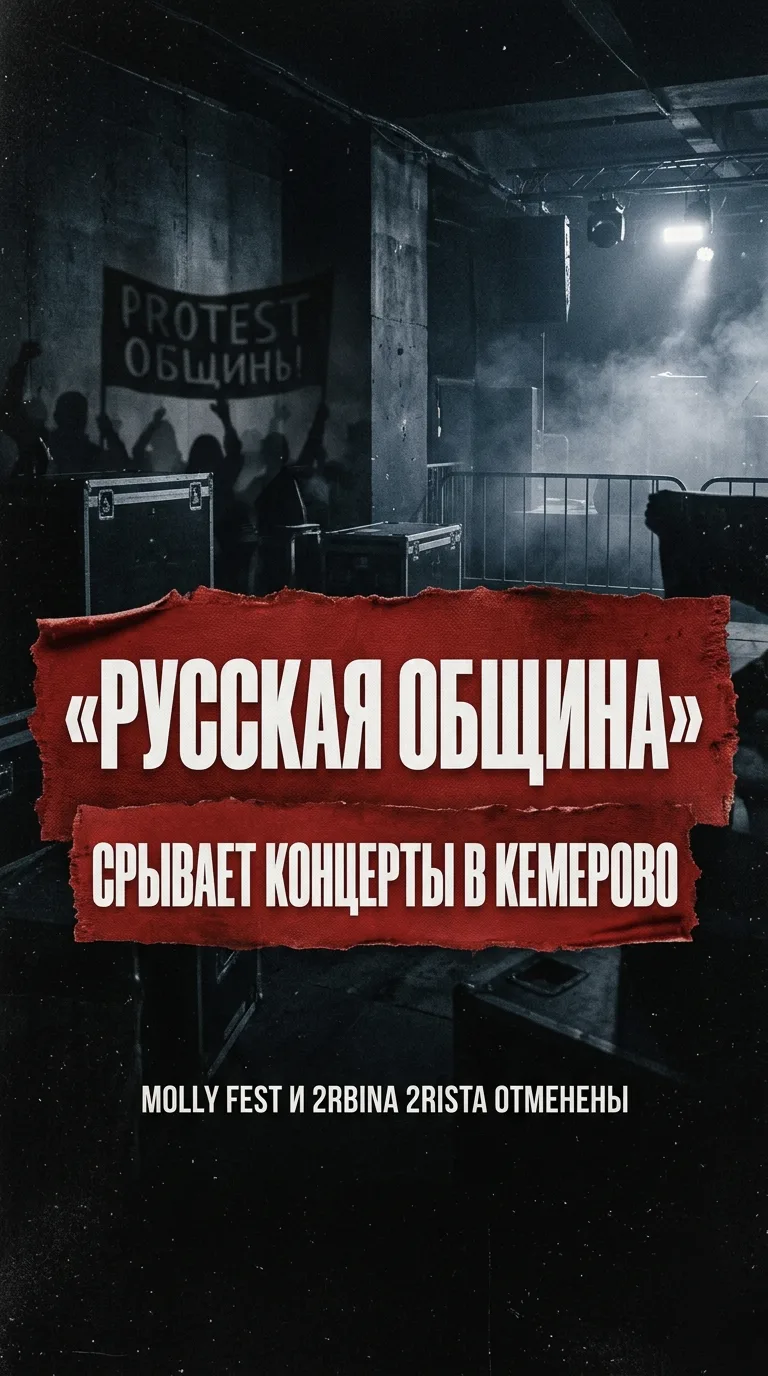 «Русская община» срывает концерты в Кемерово   Кемерово сейчас как лакмусовая бумажка русского рока.