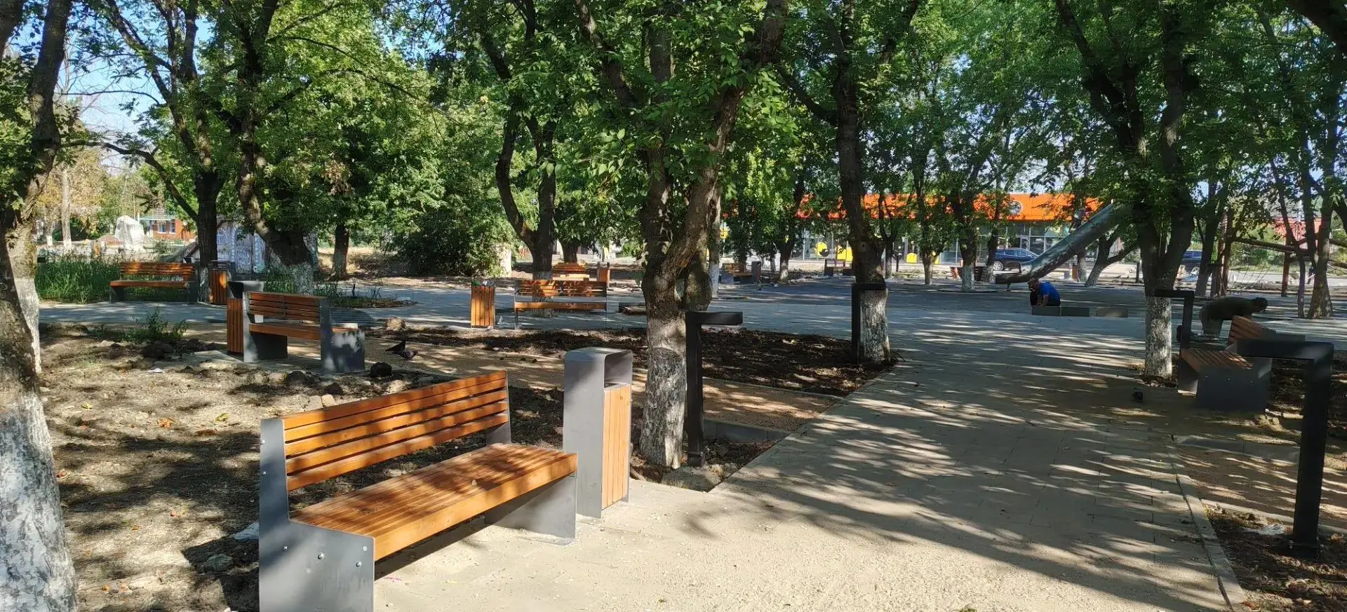 На территории Черноморского городского поселения продолжаются масштабные работы по благ...