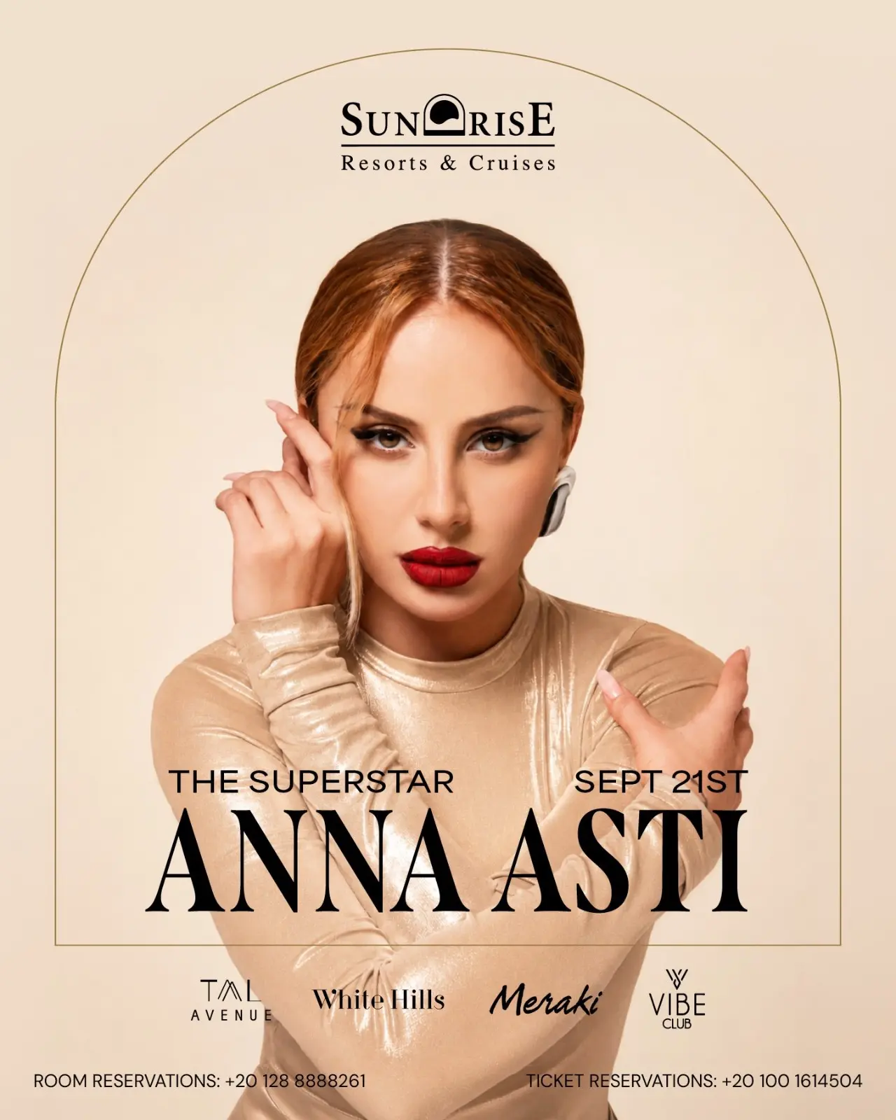 *Эксклюзив: Концерт Анны Асти для гостей SUNRISE RESORTS в Шарм-Эш-Шейх!*