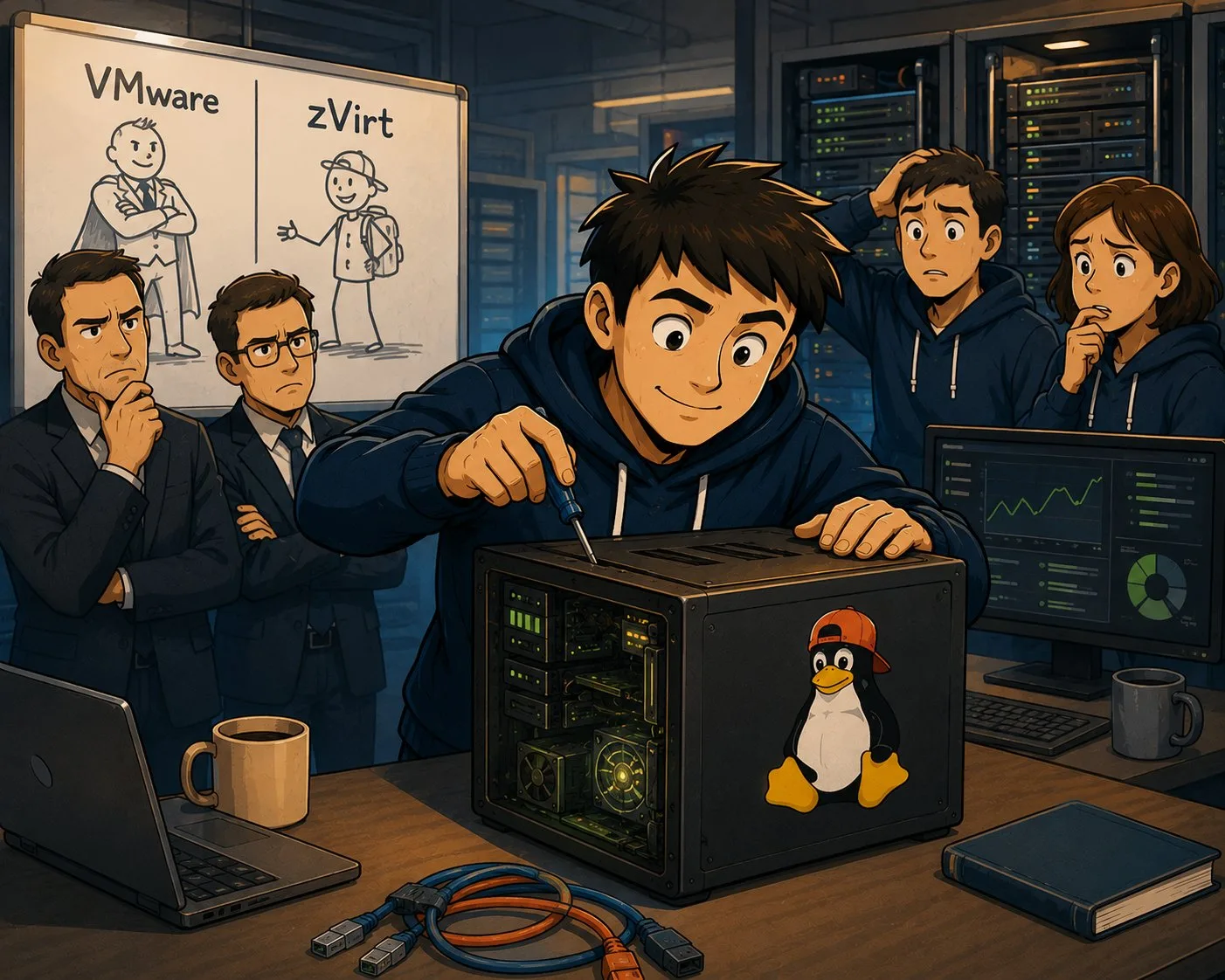 zVirt не плохой. Он просто ещё подросток
