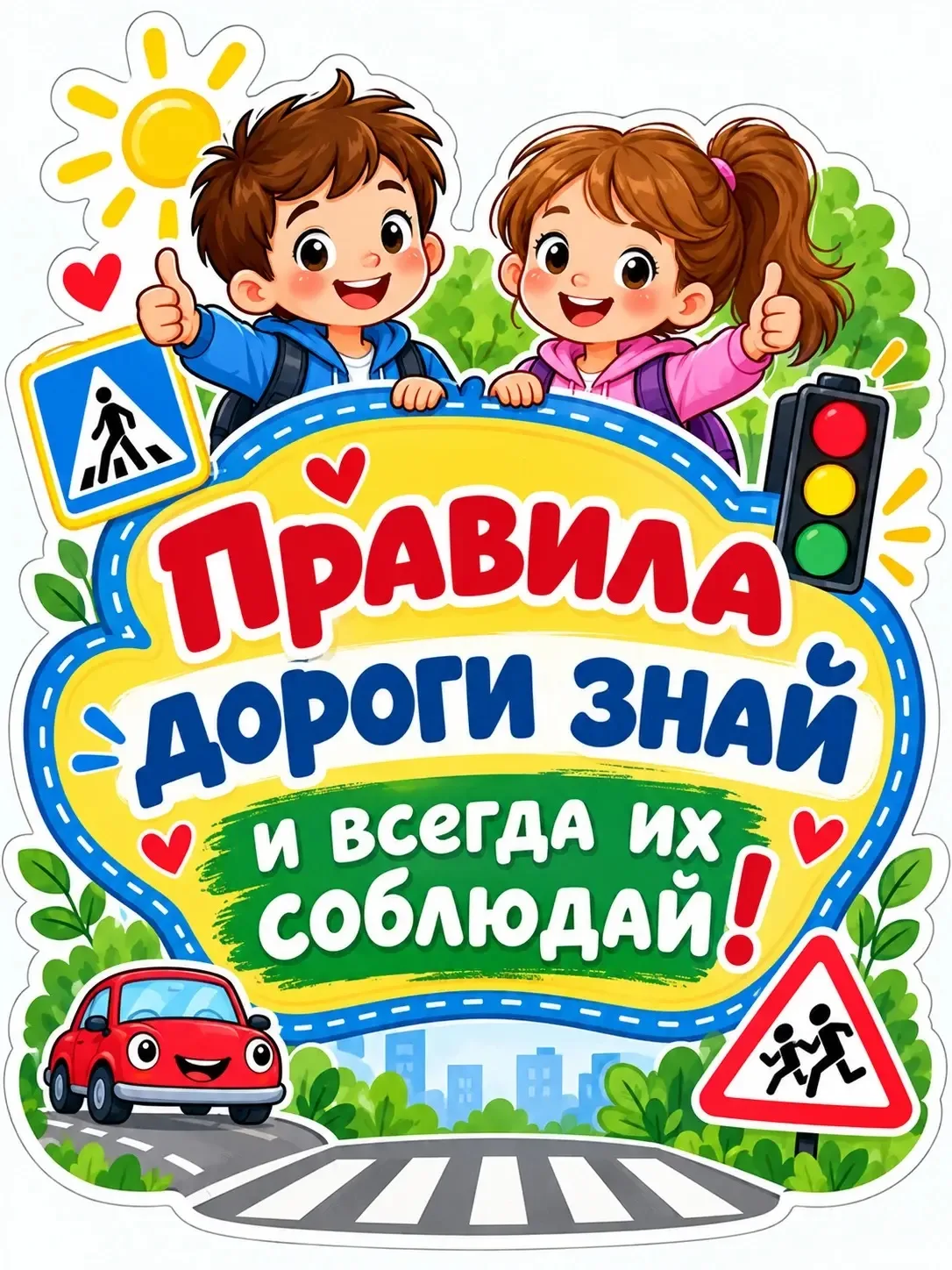 Правила дорожного движения особенно важно закреплять с детьми регулярно — в понятной, я...